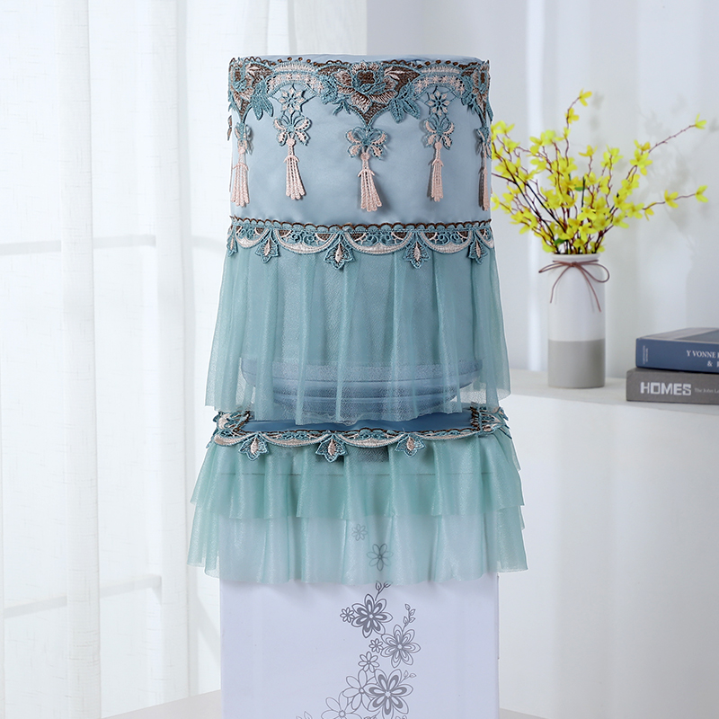 Xingtu high-end home living room water dispenser cover dust-proof lace bucket cover vertical water dispenser cover two-piece set European style