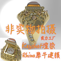 Jewelry Rhino Rhino Modeling 3D Generation Do Keyshot Rendering Renderings Video Production