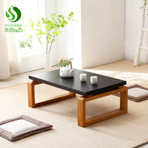 Tatami tea Tami Table Japanese Tea Table Balcony Bedroom Sitting Short Table Solid Wood Floating Table Simple Kang Table