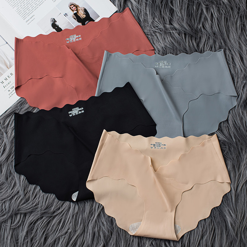 Pregnant women's underwear Female ice silk No marks Low waist Pregnancy Mid Late Summer Slim Early Pregnancy Shorts Head Summer 