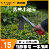 Household small gardening flower hoe small digging hoe outdoor farm tools agricultural tools weeding soil planting vegetables small hoe
