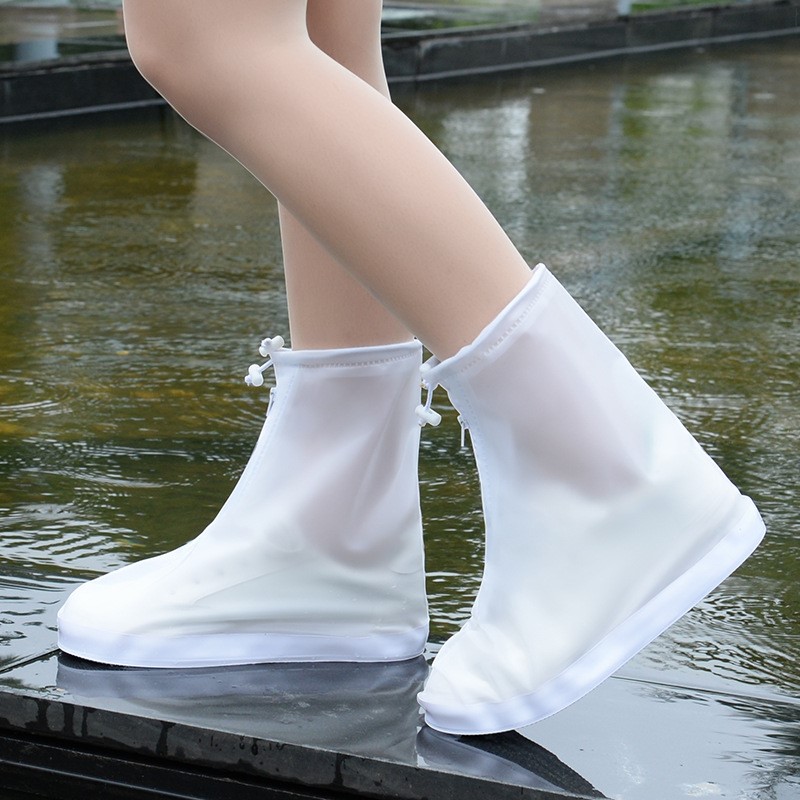 Outdoor travel Rain-proof waterproof shoe cover male and female adult middle cylinder high cylinder non-slip rain boot cover waterproof and rain-proof shoe cover-Taobao