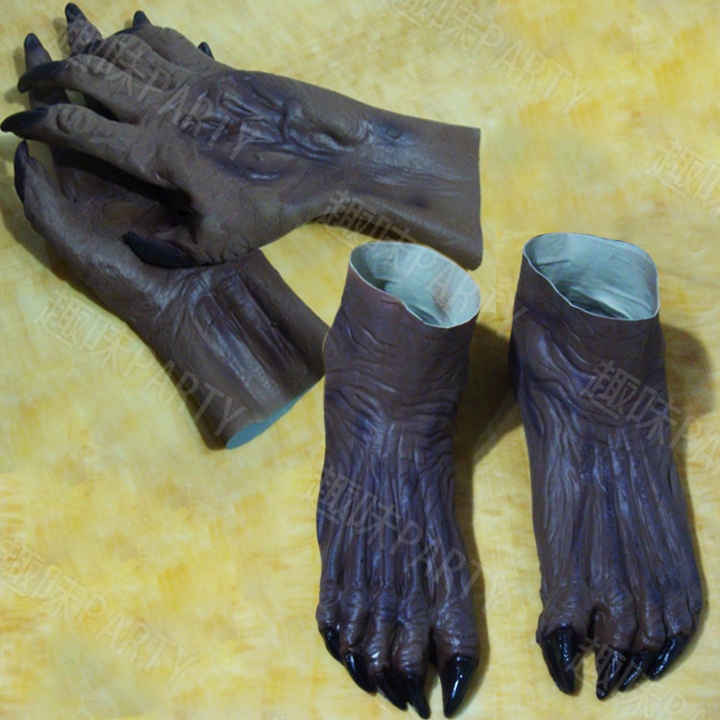 Halloween Horror Ghost Gloves Dance Party Men's Grim Reaper Costume Zombie Ghost Props Shooting Performance Cf Equipment