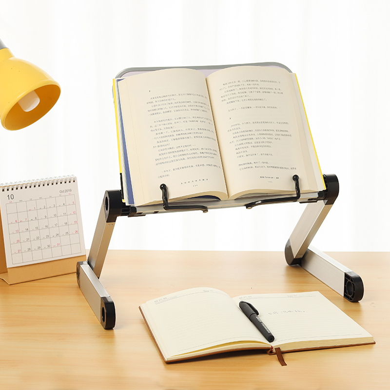 Online Red Multifunction Metal Liftable Adjustable Angle Reading Reading Book Linclip Book Shelf Book Standings Bookshelves Elementary School Students Examination and Research Summary Table Gods Ins-Taobao