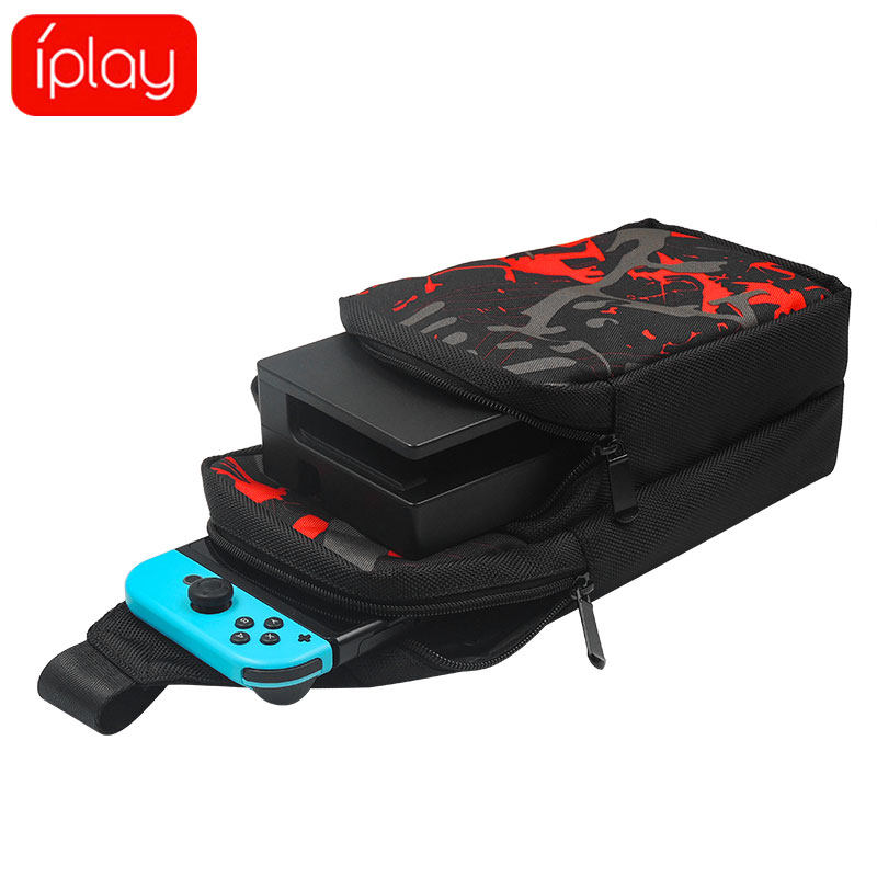 iplay new Nintendo switch console containing package switch lite lite bag game host accessories bag polyester fiber single shoulder inclined satchel bag portable handbag
