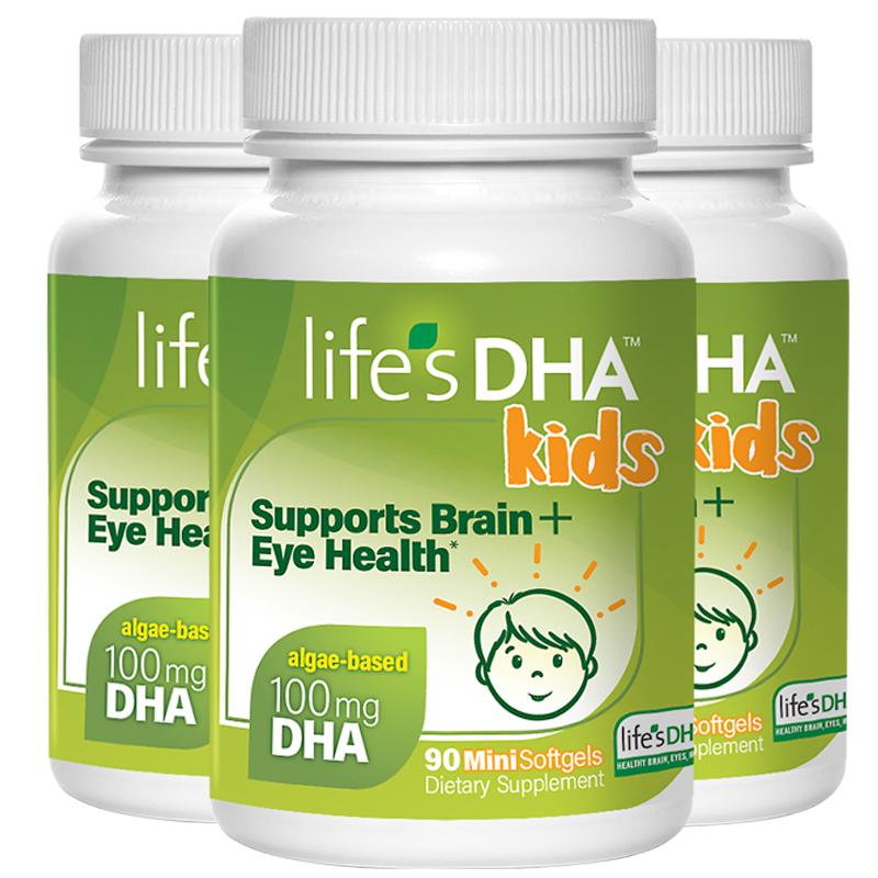 life'sDHA帝斯曼dha藻油婴幼儿童宝宝DHA60粒