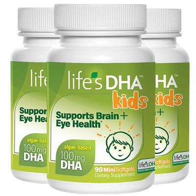 life'sDHA帝斯曼dha藻油婴幼儿童宝宝DHA60粒