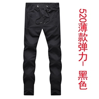 Тонкие черные штаны