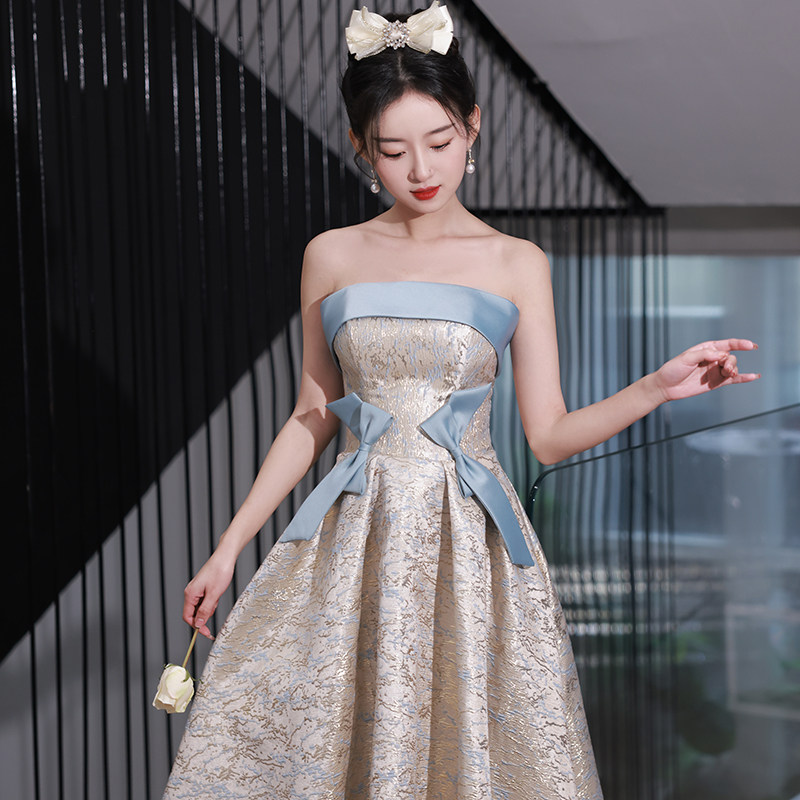18岁成年礼女生礼服女成人礼高中生裙子生日小礼裙超仙少女感毕业-Taobao