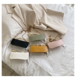 Небольшая сумка, сумка через плечо, универсальная свежая сумка на одно плечо, цепь, сумка подмышку, коллекция 2021, в корейском стиле