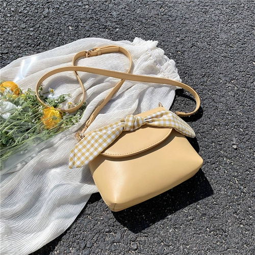 Небольшая сумка, сумка через плечо, универсальная модная сумка на одно плечо с бантиком, популярно в интернете, коллекция 2021, изысканный стиль