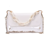 Небольшая сумка, сумка через плечо, универсальная свежая сумка на одно плечо, цепь, сумка подмышку, коллекция 2021, в корейском стиле