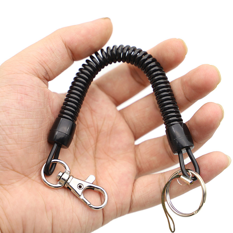 Anti-theft anti-loss hanging rope key buckle elderly mobile phone hanging rope stretch elastic rope male and female creative telescopic telescopic chain