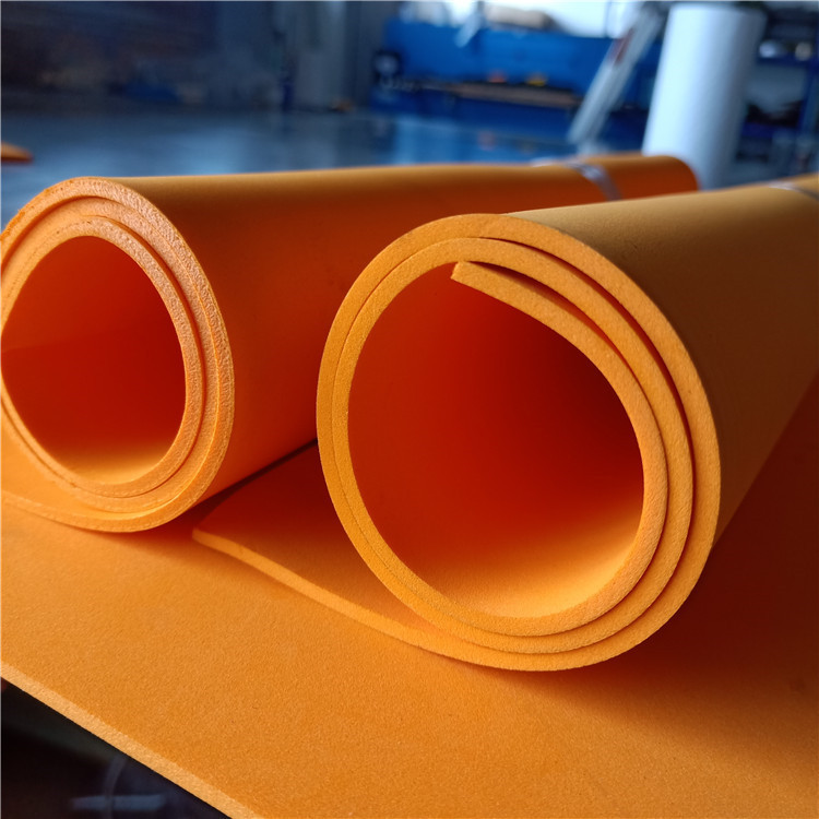 Spot high elastic EVA orange foam board cushion knife mold foam rubber knife version spring cushion sponge back glue