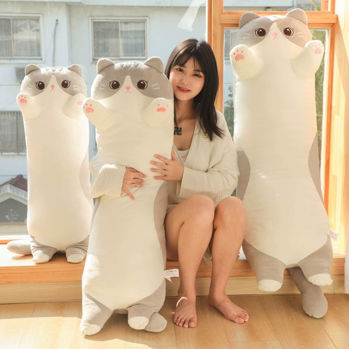 Кукла, подушка для сна, плюшевая игрушка для обнимания, кот