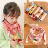 Детский тонкий милый удерживающий тепло хлопковый шарф для мальчиков для раннего возраста