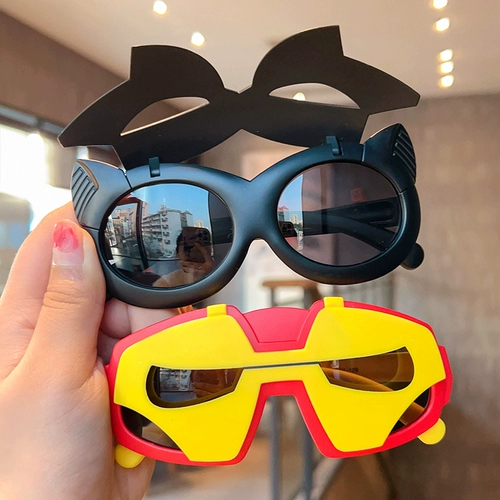 Ultra, мультяшные солнцезащитные очки для мальчиков, трансформер, ультрафиолетовый детский забавный Ультрамен Тига, Кинг-Конг, защита от ультрафиолета