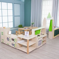 Комбинация угловой кухни A не содержит столов и стульев