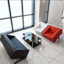 Office sofa modern simple Nordic 4s shop business meeting guest negotiation reception office sofa coffee table combination