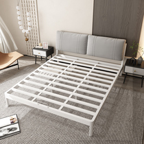 Iron Bed Nordic Red Double Bed Master Bed with 1 8m modern minimal family type 1 5 iron rack bed