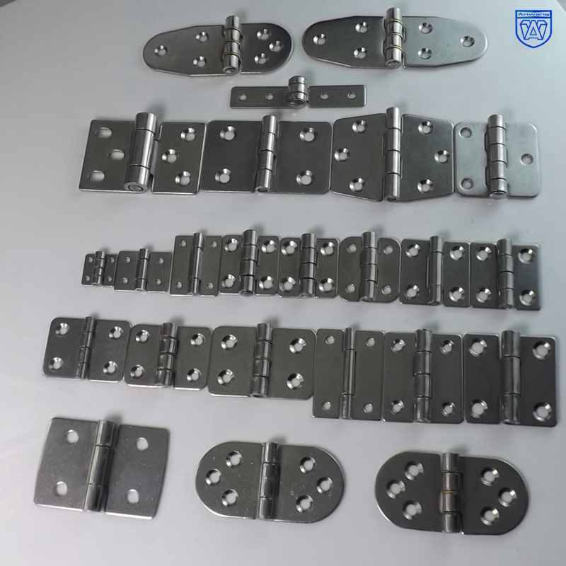 Looking Stainless Steel Hinge 304 Thickened Distribution Box Distribution Cabinet Hinge Heavy Industrial Hinge Flat Open Hinge