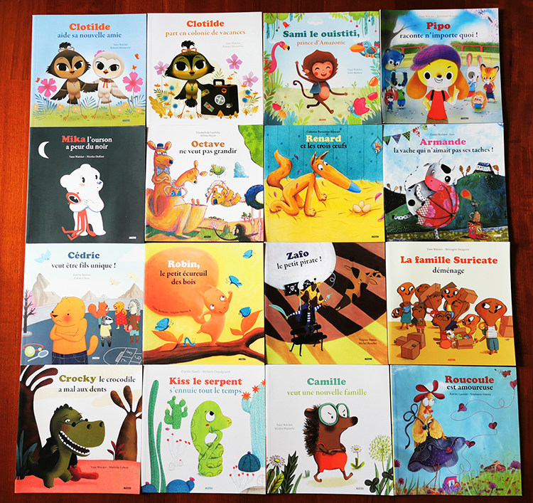Little masters read French children's emotional intelligence picture book auzou animal story little wolf big wolf P'TIT LOU