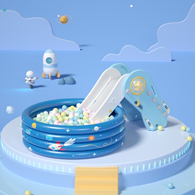 babygo儿童滑滑梯