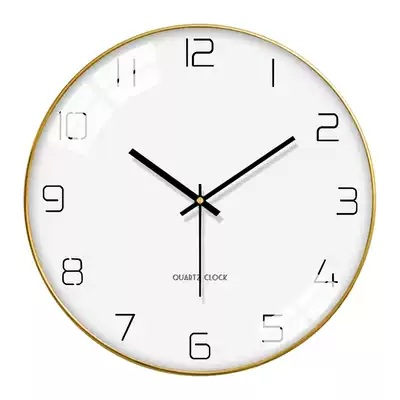 Modern Nordic simple mute wall clock living room personality home bedroom atmospheric creative fashion quartz clock Wall watch