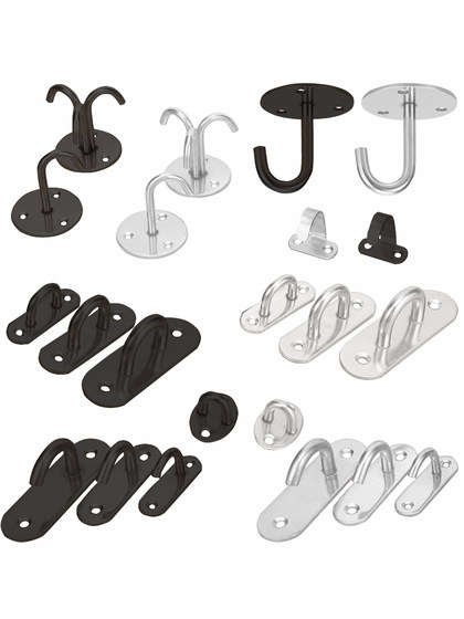 不锈钢顶钩吊钩 墙顶天花板幕布沙袋挂钩房顶风扇u型挂钩家用打孔