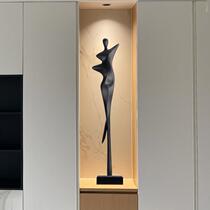 Modern minimalist abstract figure sculpture ornaments living room decorations TV cabinet wine cabinet ornaments soft decoration high-end