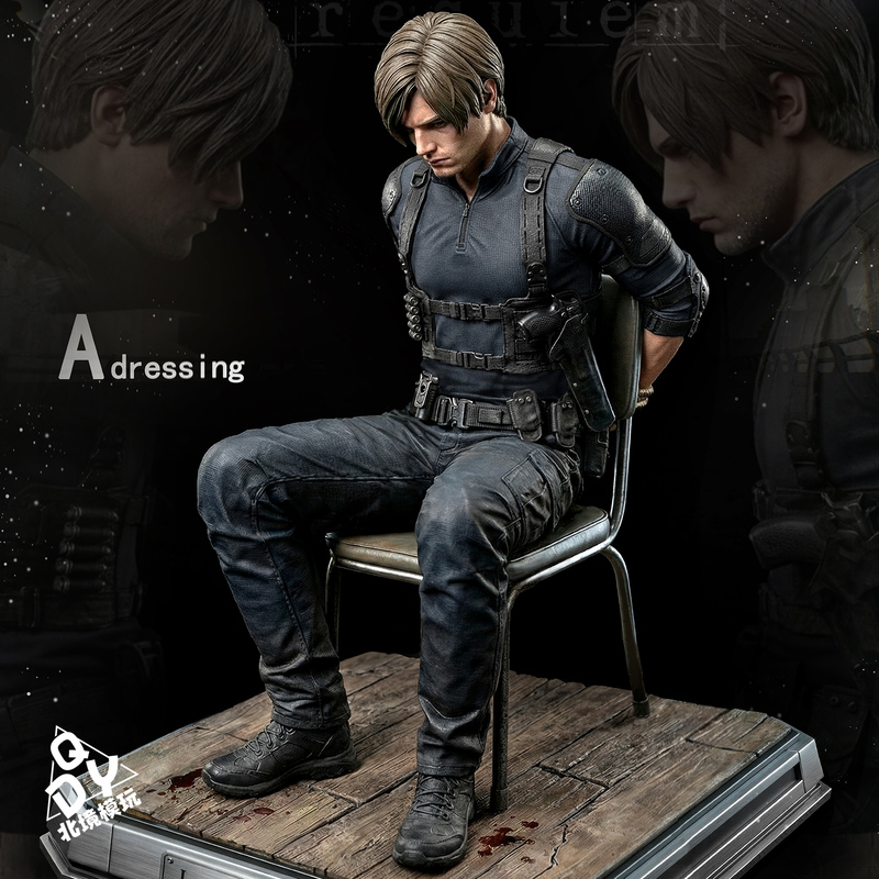 Northland Raccoon City X Super Hero Resident Evil 9 Leon Figure Gk Statue