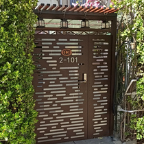 Iron Art Courtyard Door Villa Gate Eurostyle Outdoor Double Open Door Countryside Iron Gate Fence Door Entrance Door-to-door Custom