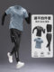 Running men's sports suit men's autumn and winter fitness clothes winter professional marathon tights training sports equipment