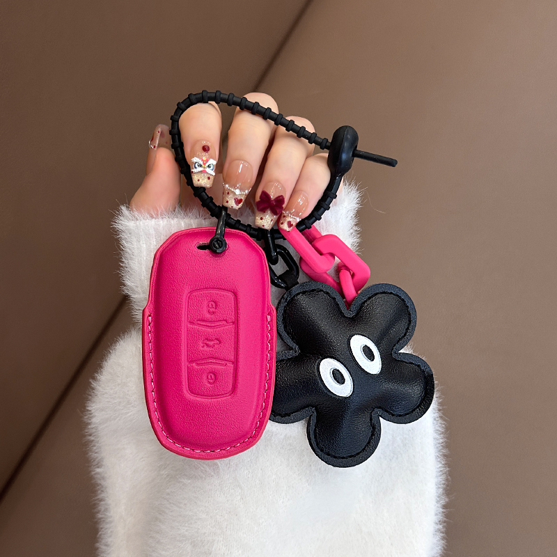 Suitable for Geely Panda Mini Key Case, Genuine Leather Panda Mini Kart Rider Yuanqi Bear Endurance Bear Protective Bag Suitable for Geely Panda Mini Key Case, Genuine Leather Panda Mini Kart Rider Yuanqi Bear Endurance Bear Protective Bag