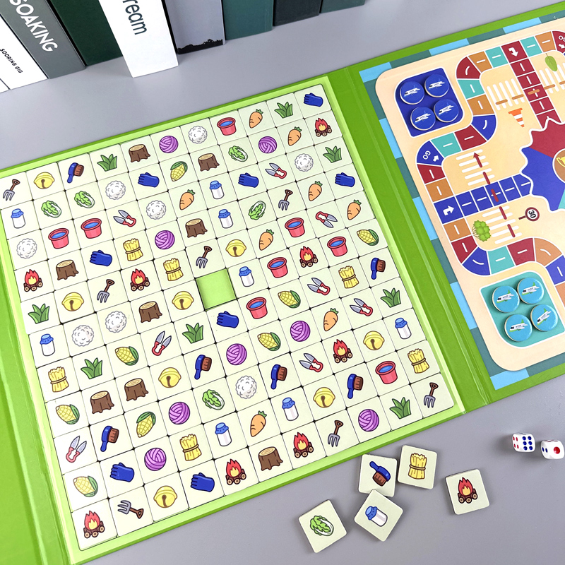 Goat's goat raccoon magnetic jigsaw puzzle young children puzzle magnetic flat figure 3 to 6 years 2 boys 4 girl toys-Taobao