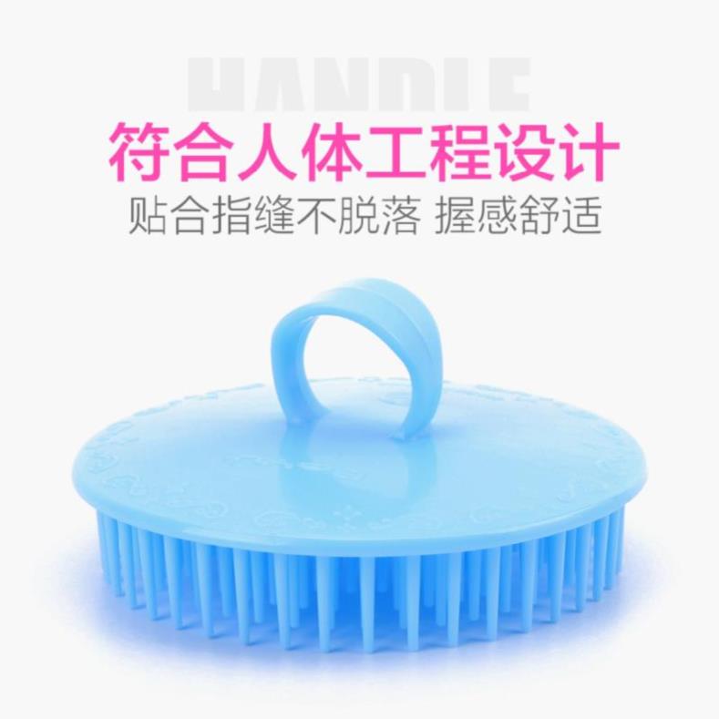 Head Wash Massage Brush Head Tool Old Hand Holding Round Middle Aged Grown-up Head Therapy Hair Shop Wash Hair Personality