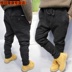 Chàng trai quần 2019 mùa xuân và mùa thu mới Childrens Winter Plus Plus Dày quần Casual Pants Trong Childrens Quần bó sát trẻ em quần. 