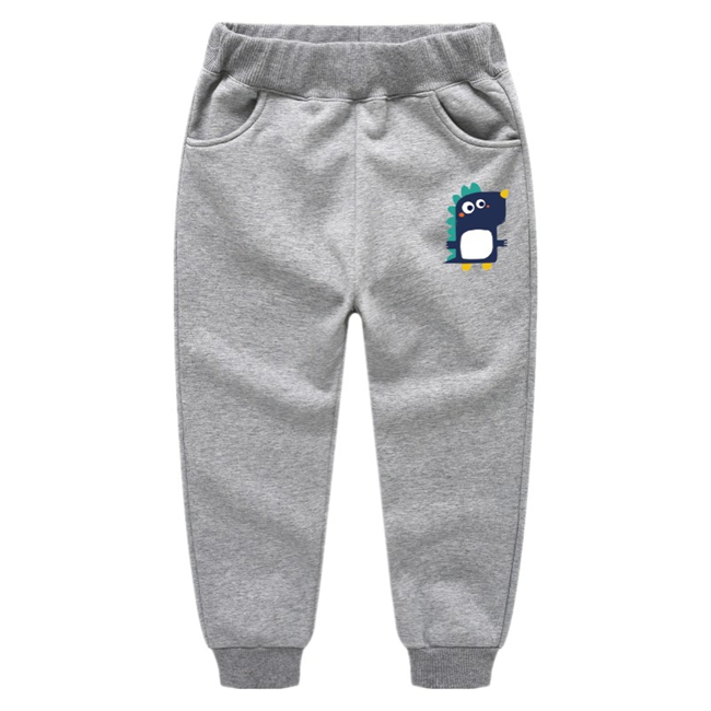 Chàng trai cộng với nhung dày quần mùa thu mặc 2019 trẻ em mới sweatpants Hàn Quốc phiên bản của trẻ em hợp thời trang quần ấm 3 tuổi 6.