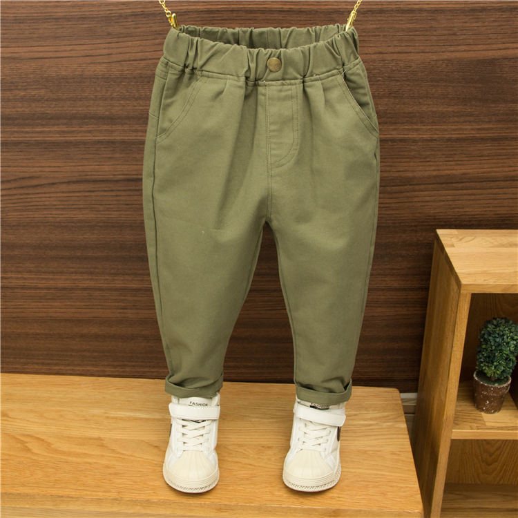 Triều Boy Thu Pants 2019 New Kids Andelow Harun quần bé Thu Loose quần mùa xuân và mùa thu.