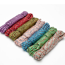 2-3 strips of nylon clothesline 10 m plus coarse and versatile anti-windproof outdoor sunburn with clothesline