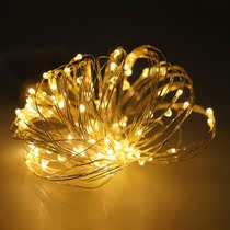 ins wind net red decorative lamp princess room wall decoration flash string romantic wall arrangement copper wire small colored lights