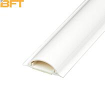 BeFu PVC arched trunking pure white new material network wire slot pvc routing pipe clear line routing