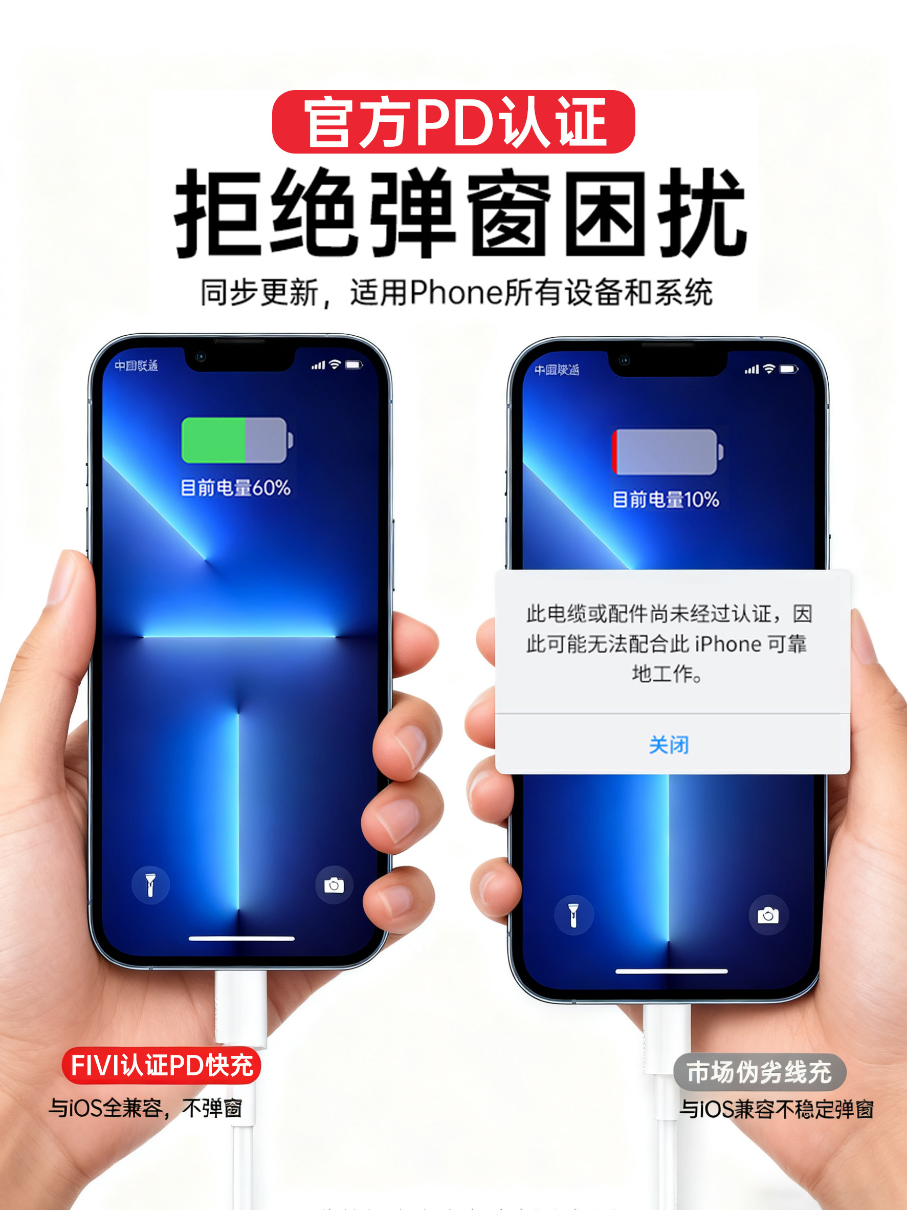 [Official 30W Certification] Fivi Officially Compatible with Apple 13 Charging Cable iPhone 14 Data Cable Head 12 iPad Mobile Phone 11 Dual Type-C Original Pd Genuine 15 Product 16 Tablet 17