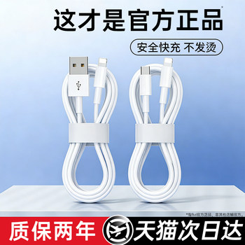 [30W Certified Fast Charging]Fivi Official Charging Cable for Apple 13, iPhone 14 Data Cable Adapter, iPad Dual Type-C, Mobile Phone 12 Original 11 Genuine 15 Product 16 Tablet 17 Extended Length