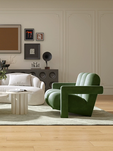 殊尤 Кремовый дизайнерский современный и минималистичный диван для отдыха