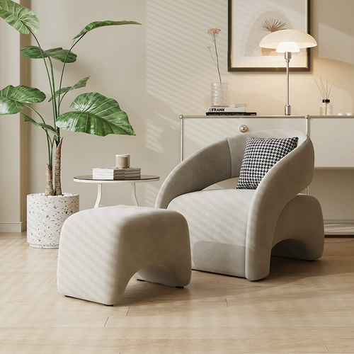 殊尤 Кремовый дизайнерский диван, французский стиль, популярно в интернете