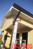 High-end villa color aluminum alloy square rainwater pipe downpipe drain pipe downspout outdoor water receiving square pipe