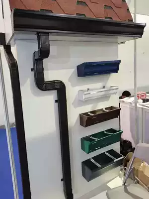 Gutter rain Tank Square rainwater pipe eaves gutter gutter gutter gutter drainage tank pvc greenhouse drip water collecting ditch