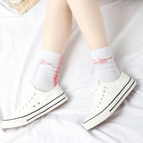 Гольфы, японские брендовые демисезонные носки, осенние, популярно в интернете, средней длины