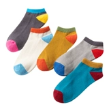 Носки для лодок Мужчины и женщины летом, стерилизация и запах -защищенные тонкие носки, корейская версия с низким содержанием хлопковых носков невидимы